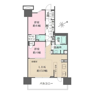 ザ・パークハウスひばりが丘の間取図