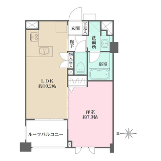 グランシティユーロパレス小竹向原の間取図