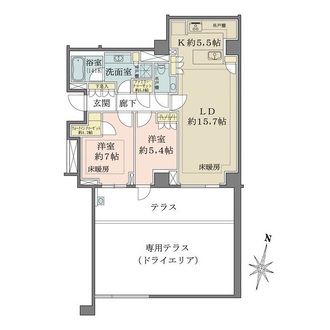 ザ・パークハウス千代田六番町の間取図