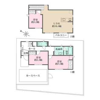 ポプラ倶楽部２５の間取図