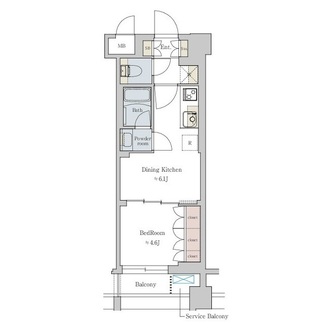 Brillia　ist 文京六義園の間取図