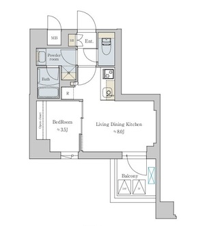 Brillia　ist 文京六義園の間取図