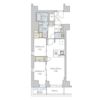 Brillia　ist 文京六義園の間取図