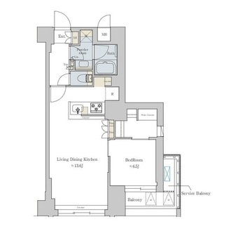 Brillia　ist 文京六義園の間取図