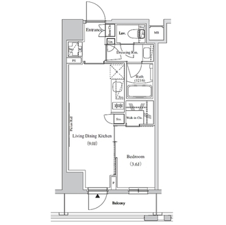 ザ・パークハビオ蕨の間取図