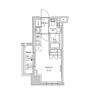 ザ・パークハビオ蕨の間取図