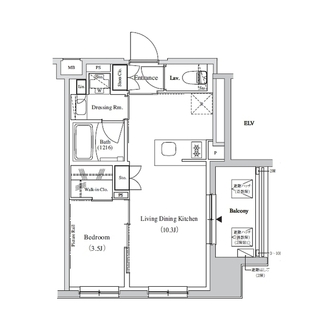 ザ・パークハビオ蕨の間取図