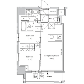 ザ・パークハビオ蕨の間取図