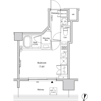 ザ・パークハビオ代々木の間取図