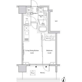 ザ・パークハビオ代々木の間取図