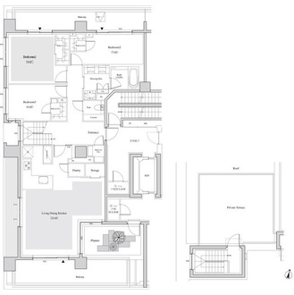 ザ・パークハビオ代々木の間取図