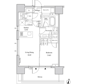 ザ・パークハビオ代々木の間取図