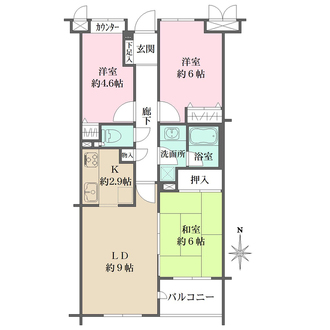 井草パークハウスの間取図