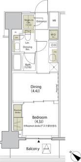 ザ・パークハビオ江古田の間取図