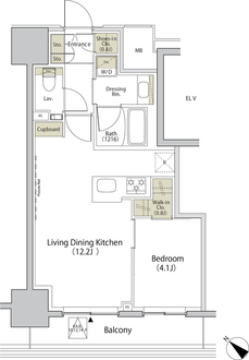 ザ・パークハビオ江古田の間取図