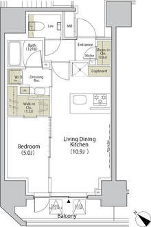 ザ・パークハビオ江古田の間取図