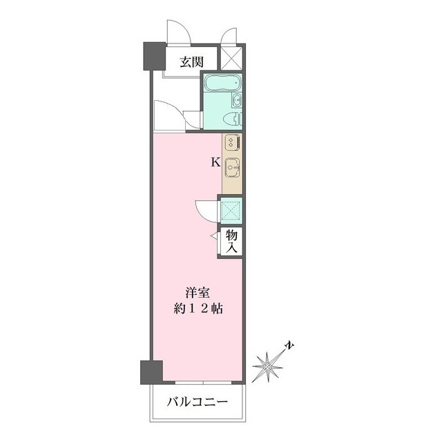 ビラ松濤の間取図