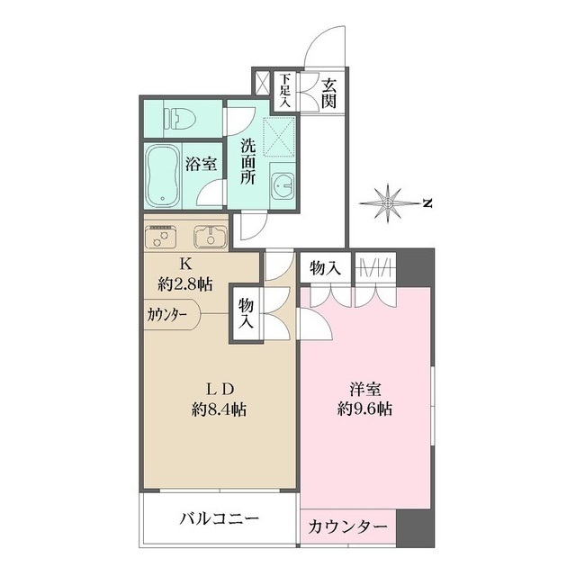 ＧＯＷＡ富岡の間取図