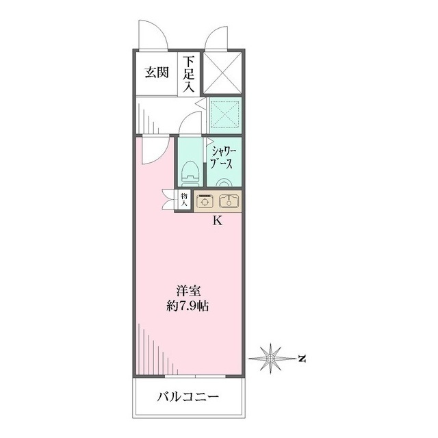 シティコープ浅草橋’90の間取図