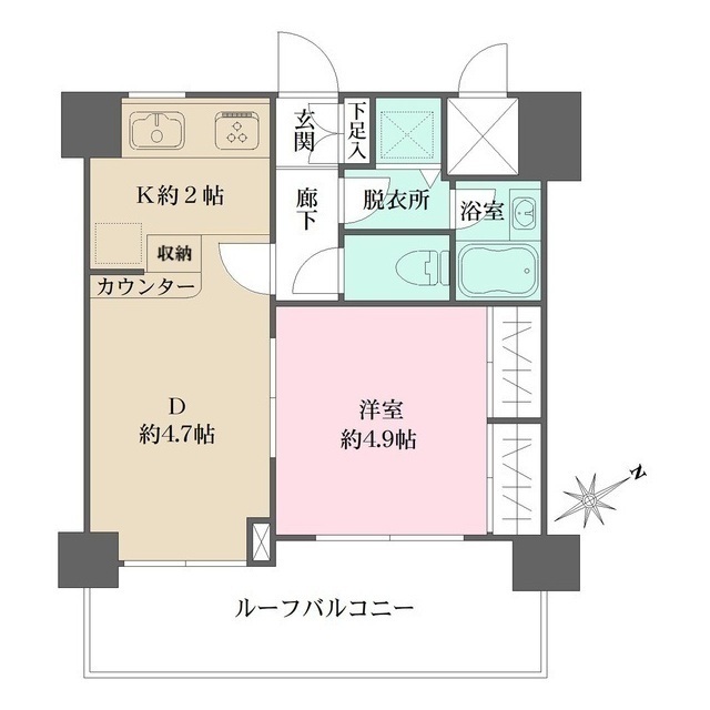 ウィン千駄木の間取図
