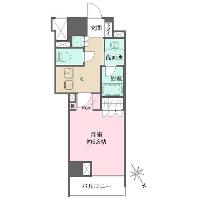 ファミール東京グランリッツの間取図