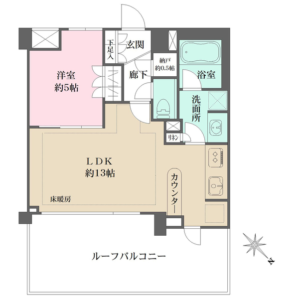 小石川ザ・レジデンス　イーストスクエアの間取図