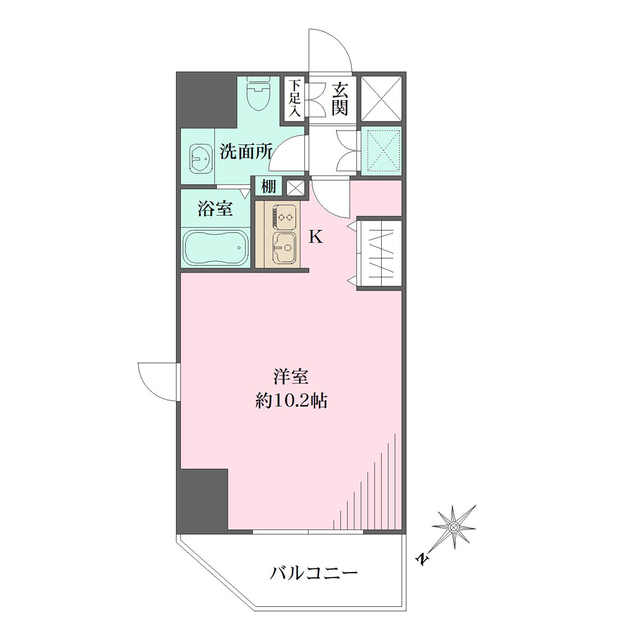 ラヴィーナ北上野の間取図