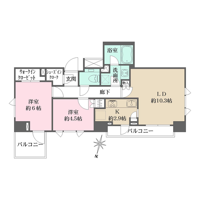 パークハウス本郷三丁目アーバンスの間取図