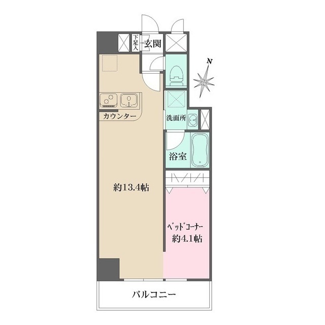 フレア・Ｆの間取図