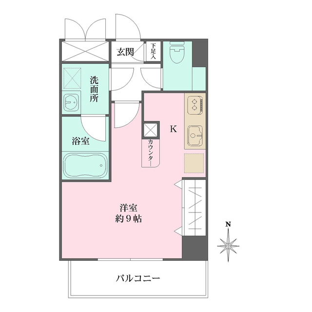 スコラタワーの間取図