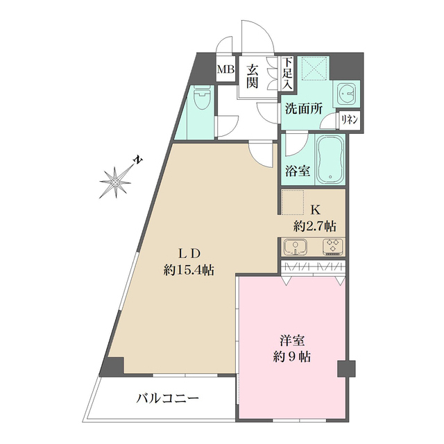 ユナイテッドグロー堀切菖蒲園の間取図