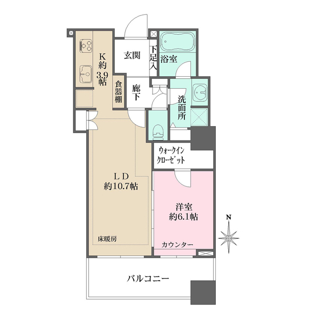 東京パークタワーの間取図