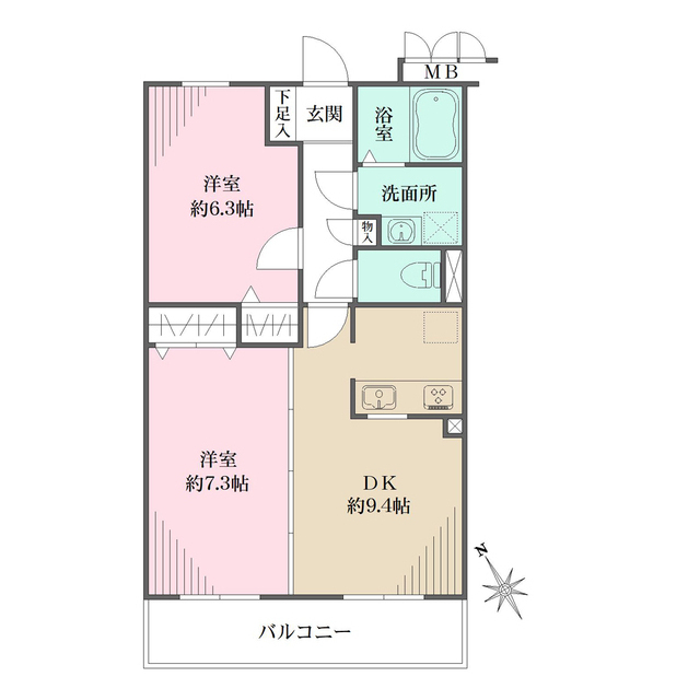ゼンニムIIの間取図