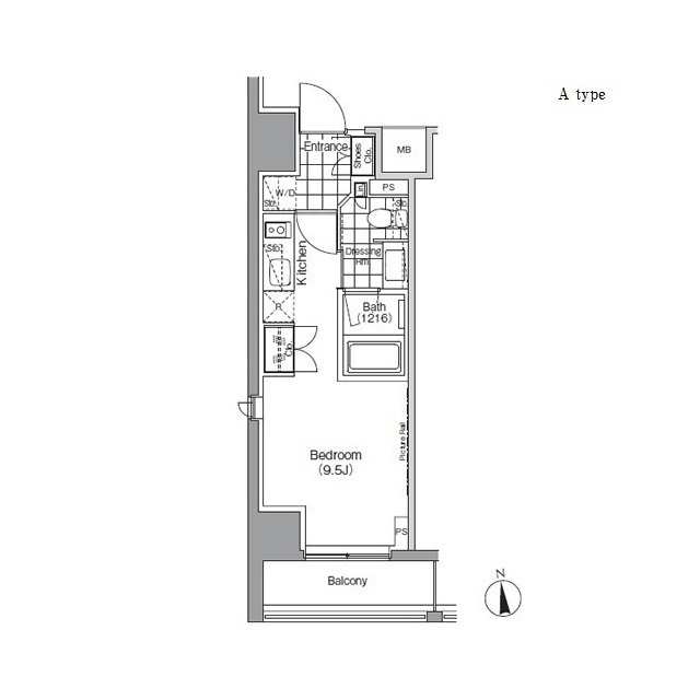 パークハビオ秋葉原エストの間取図