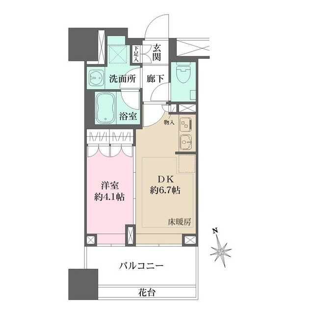 ザ・パークハウス上野の間取図