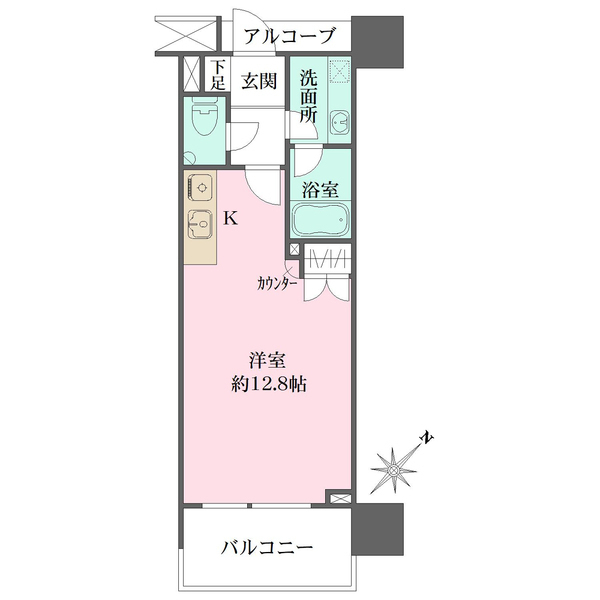 ファミールグラン銀座4丁目オーセンティアの間取図