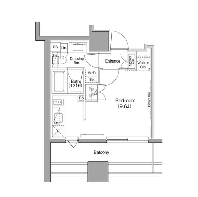 ザ・パークハビオ木場の間取図