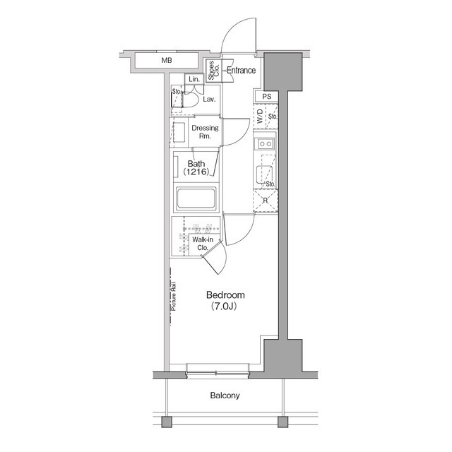 ザ・パークハビオ木場の間取図