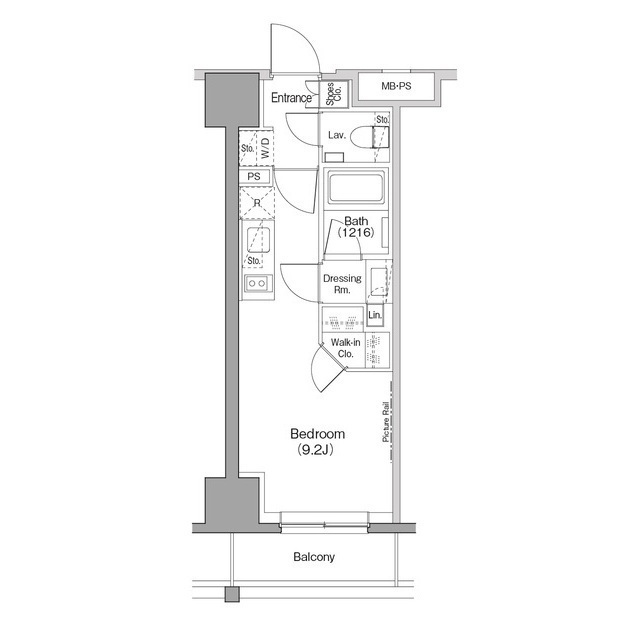 ザ・パークハビオ木場の間取図