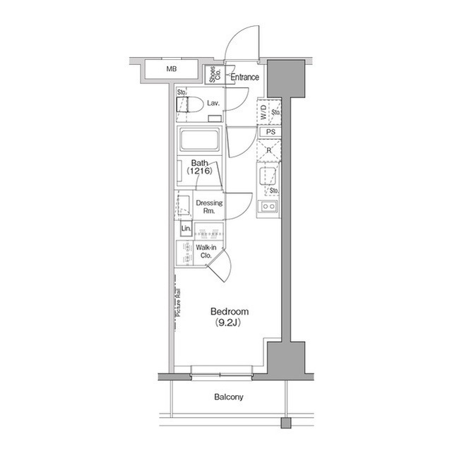 ザ・パークハビオ木場の間取図