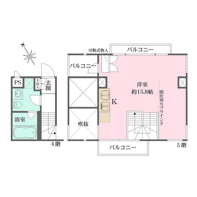 ザ・リバーハウスの間取図