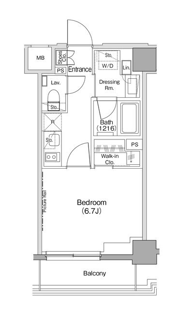 ザ・パークハビオ住吉の間取図