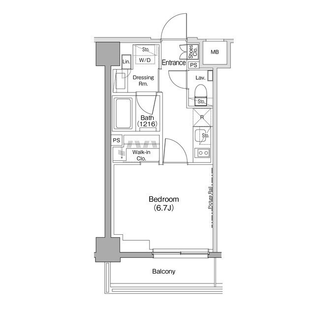 ザ・パークハビオ住吉の間取図