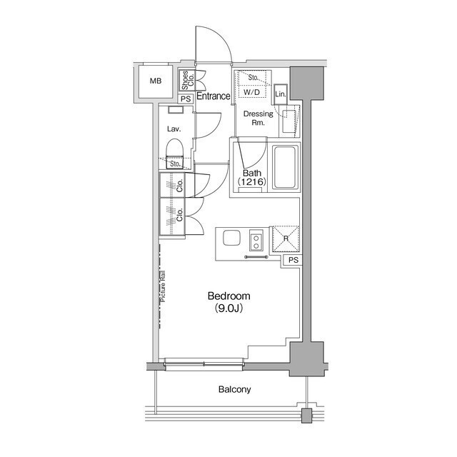 ザ・パークハビオ住吉の間取図