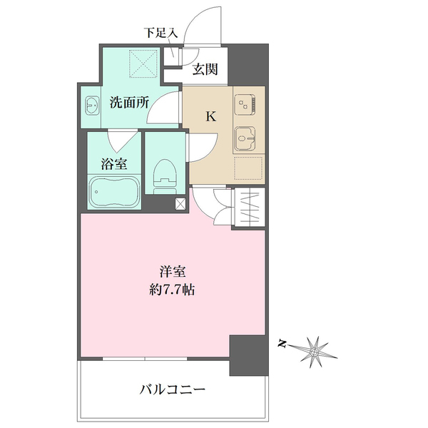 プライムアーバン菊川の間取図