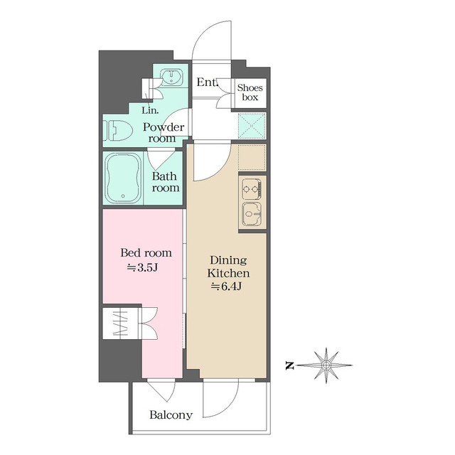 ウエリスアーバン錦糸町の間取図