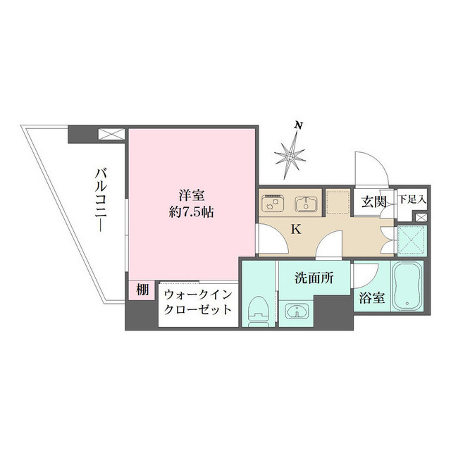 ＷＨＡＲＦ森下の間取図
