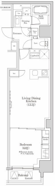 ザ・パークハビオ日本橋三越前の間取図