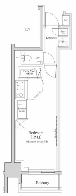 ザ・パークハビオ日本橋三越前の間取図