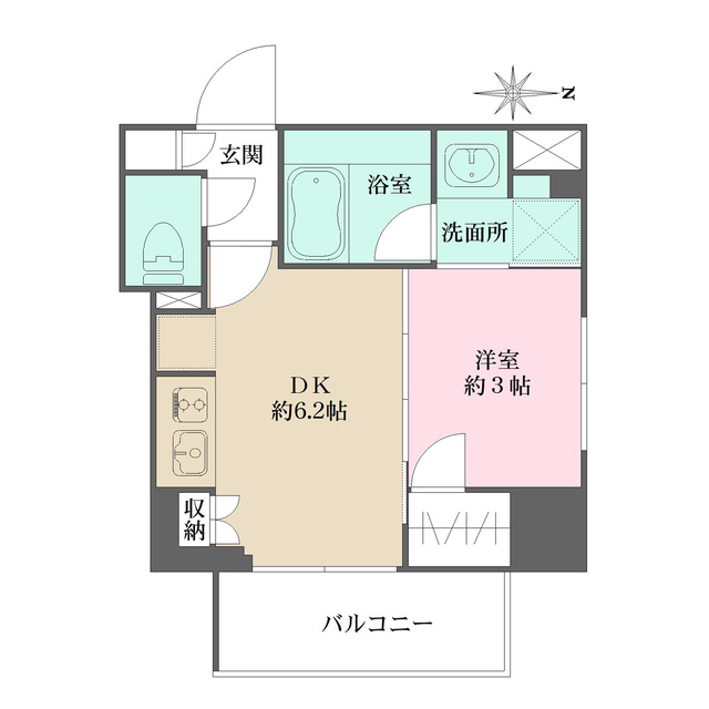 インプルーブ西日暮里の間取図